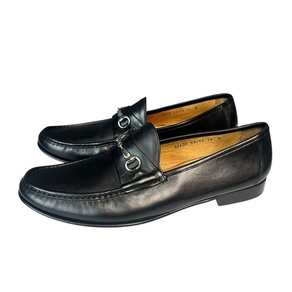 Allen Edmonds Mens VERONA II Italian Bit Calfskin Leather Loafers Black Shoe 14 main image 13